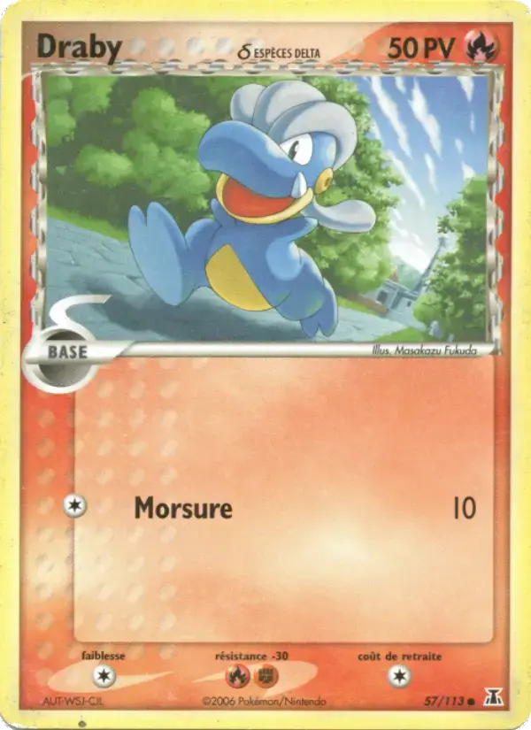 Carte Pokémon Draby δ #57 — Espèces Delta