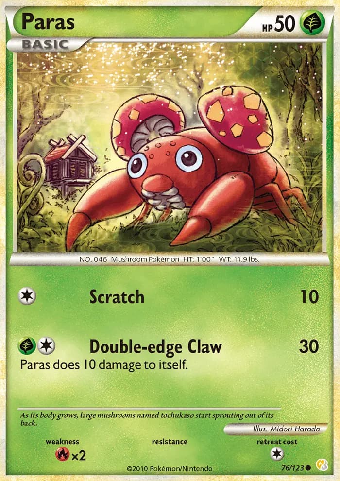 Paras #76 — HeartGold SoulSilver