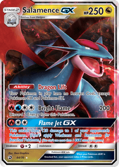 Carte Pokémon Drattak GX #44 — Majesté des Dragons
