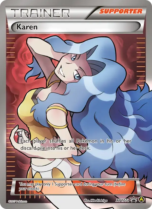 Carte Pokémon Karen #XY177a — Promos X&Y