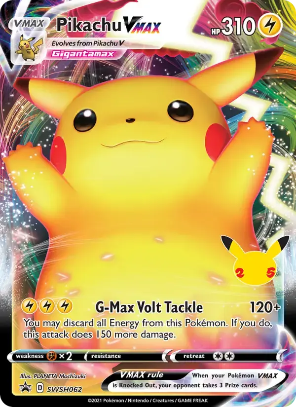 Pikachu VMAX #SWSH062 — Sword & Shield Promos