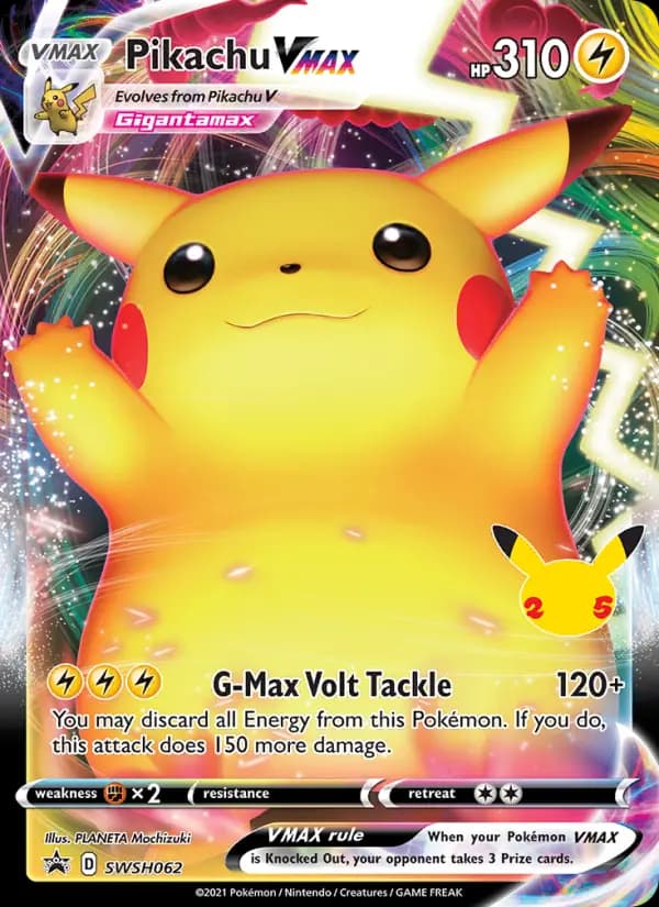 Pikachu VMAX #SWSH062 — Sword & Shield Promos