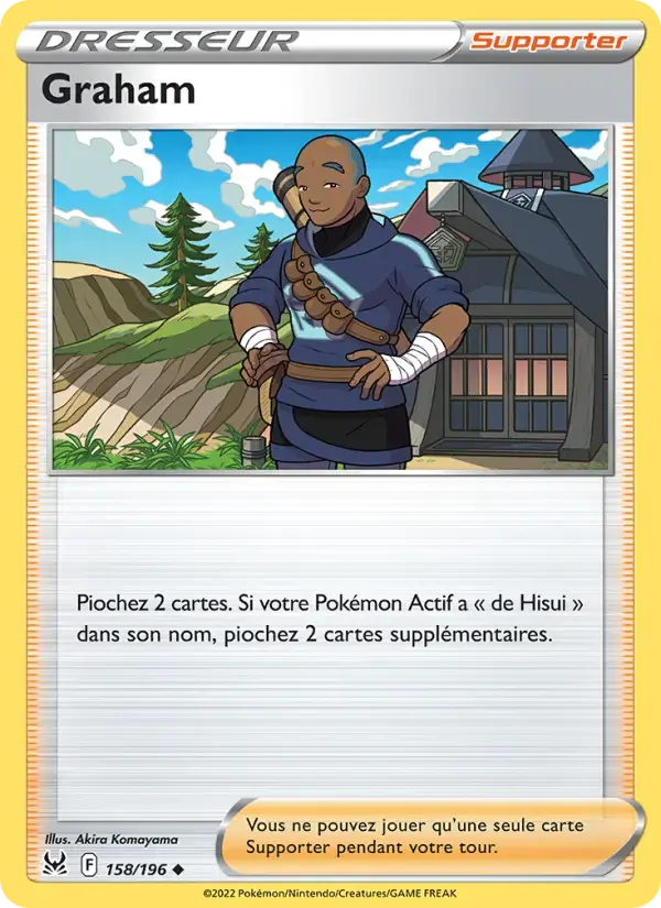 Carte Pokémon Graham #158 — Origine Perdue