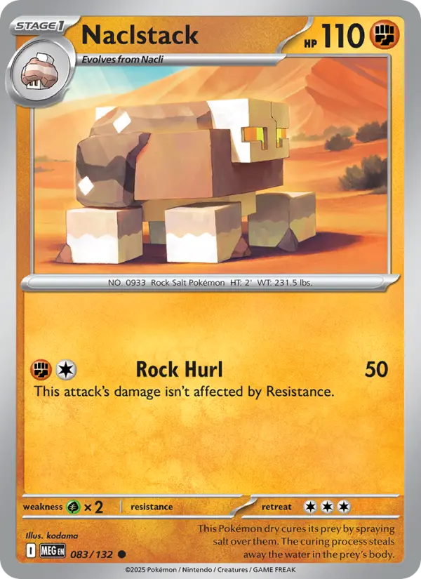 Carte Pokémon Amassel #083 — Méga-Évolution