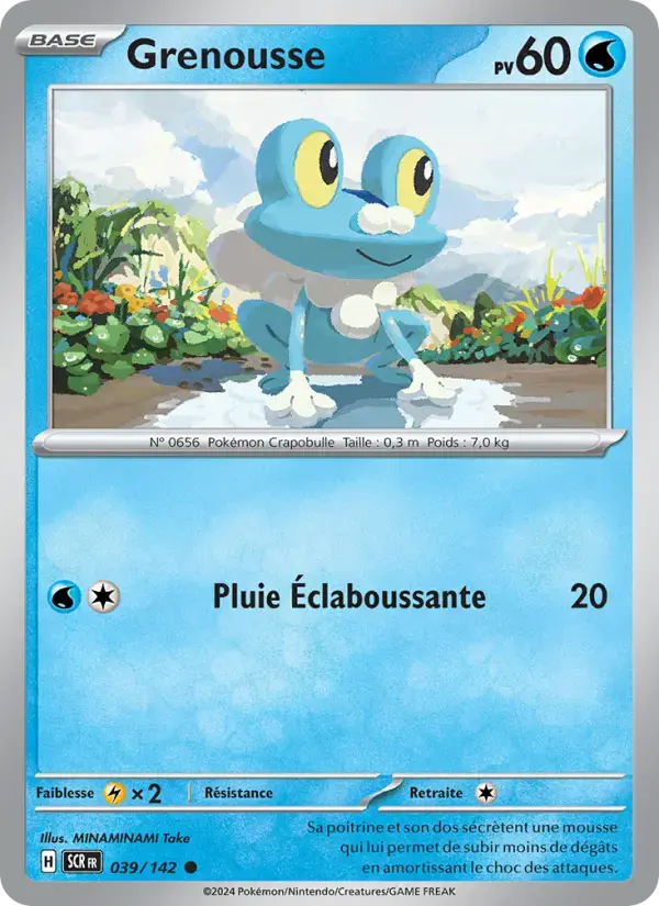 Carte Pokémon Grenousse #039 — Couronne Stellaire