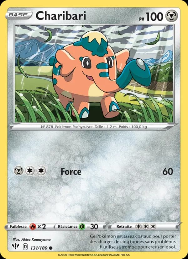 Carte Pokémon Charibari #131 — Ténèbres Embrasées