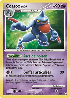 Carte Pokémon Coatox #36 — Trésors Mystérieux