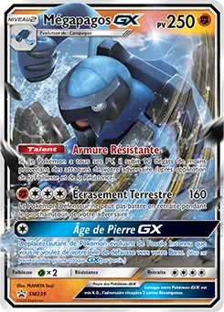 Carte Pokémon Mégapagos GX #SM239 — Promos Soleil et Lune
