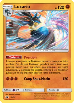 Carte Pokémon Lucario #SM54 — Promos Soleil et Lune