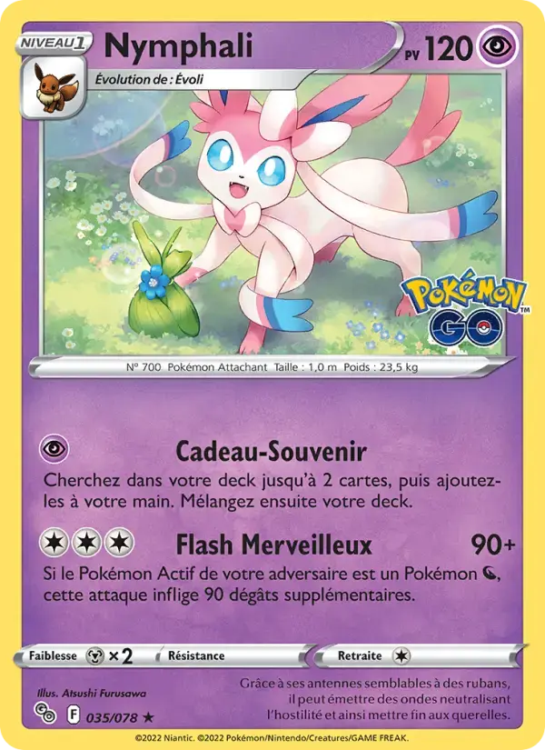 Carte Pokémon Nymphali #035 — Pokémon GO