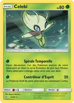 Carte Pokémon Celebi #4 — Harmonie des Esprits