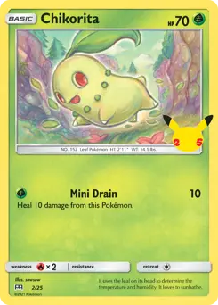 Chikorita #2 — 2021 McDonald's Collection