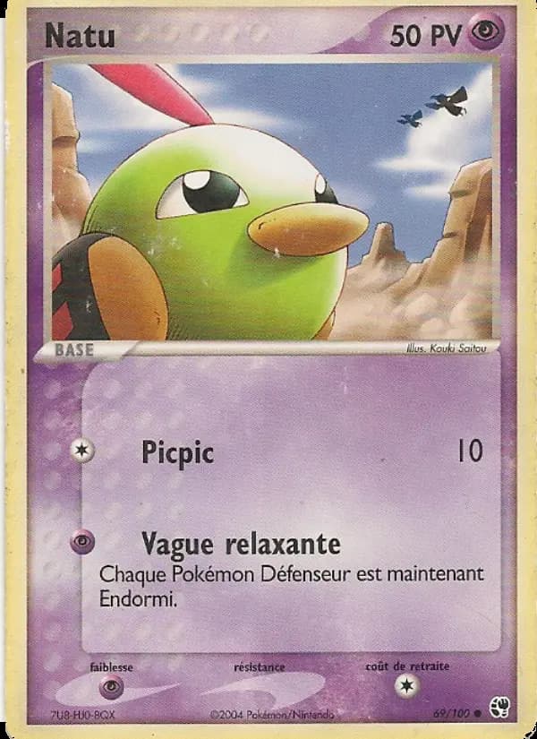 Carte Pokémon Natu #69 — Tempête de Sable