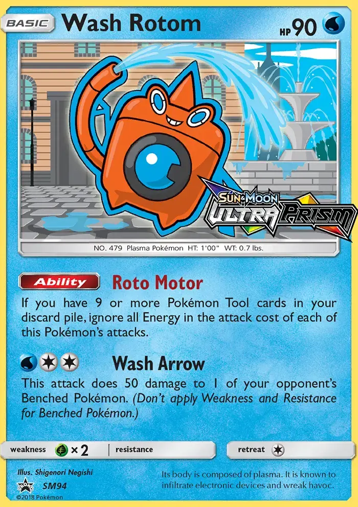 Wash Rotom #SM94 — Sun & Moon Promos