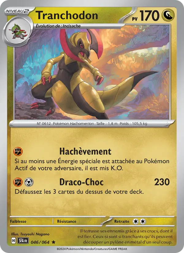 Carte Pokémon Tranchodon #046 — Fable Nébuleuse