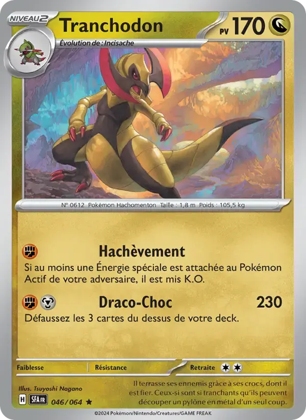 Carte Pokémon Tranchodon #046 — Fable Nébuleuse