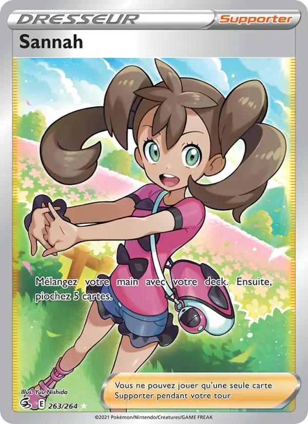 Carte Pokémon Sannah #263 — Poing de Fusion