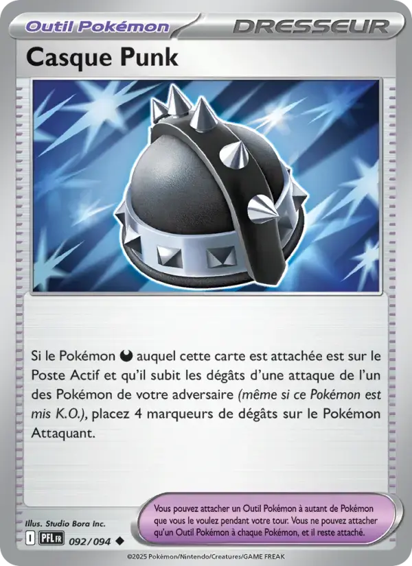 Carte Pokémon Casque Punk #092 — Flammes Fantasmagoriques