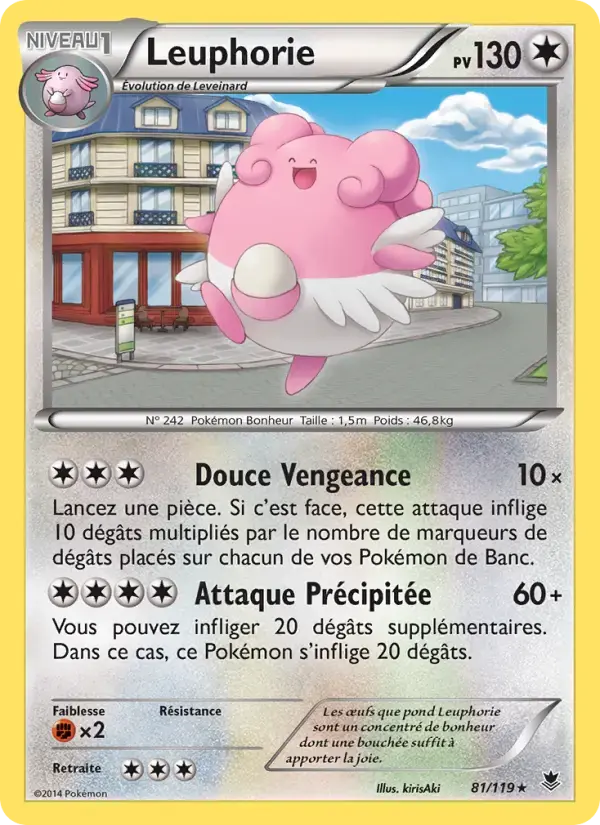 Carte Pokémon Leuphorie #81 — Vigueur Spectrale