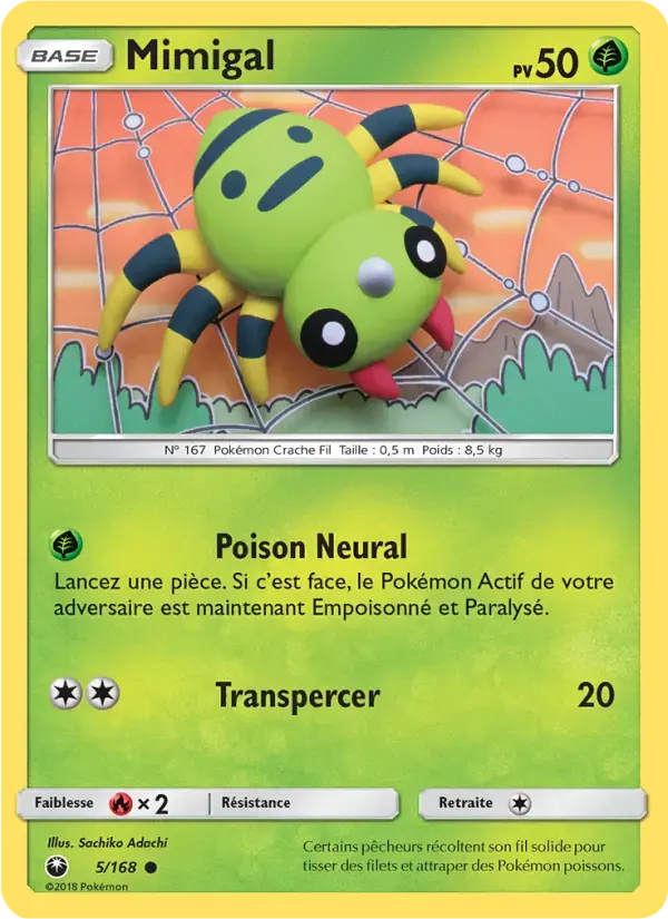 Carte Pokémon Mimigal #5 — Tempête Céleste