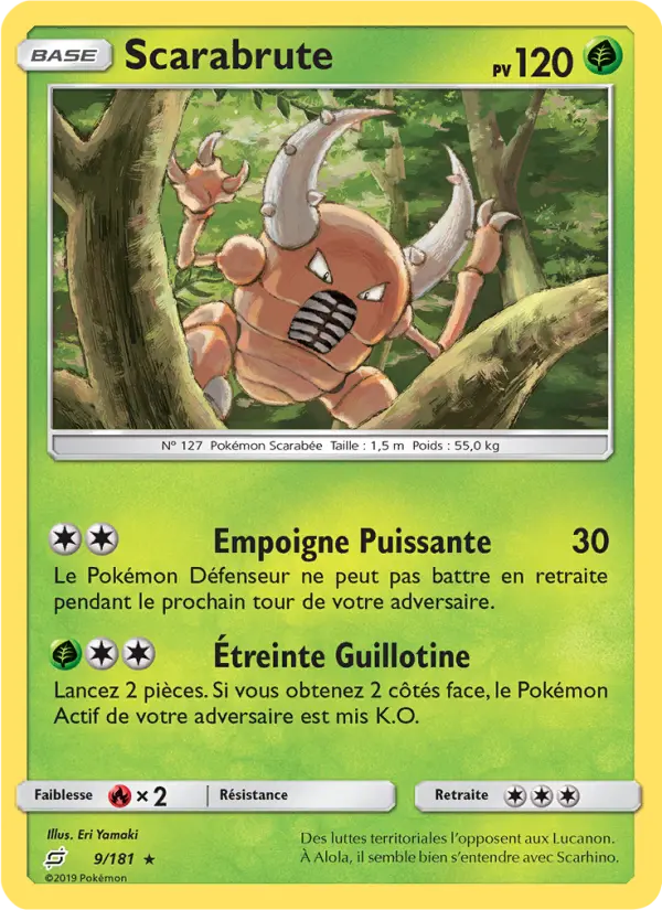Carte Pokémon Scarabrute #9 — Duo de Choc