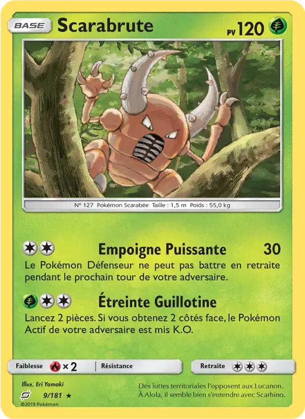 Carte Pokémon Scarabrute #9 — Duo de Choc