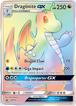 Carte Pokémon Dracolosse GX #SM156 — Promos Soleil et Lune