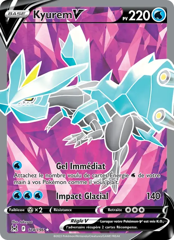 Carte Pokémon Kyurem V #174 — Origine Perdue