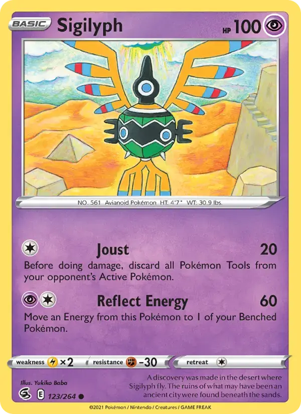 Sigilyph #123 — Fusion Strike