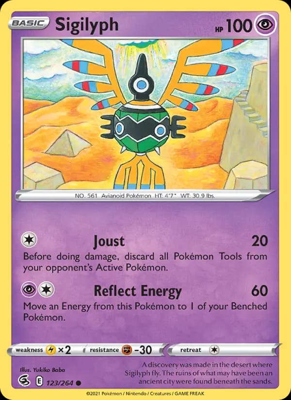 Sigilyph #123 — Fusion Strike