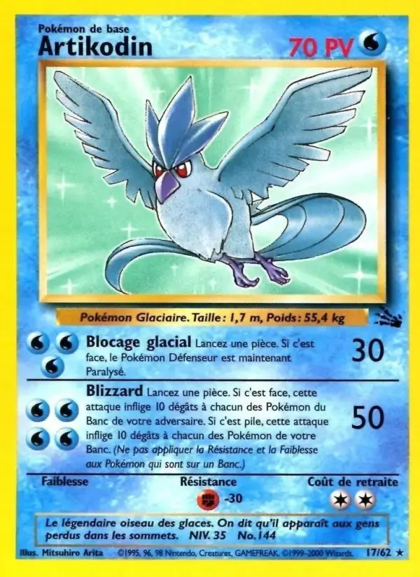 Carte Pokémon Artikodin #17 — Fossile