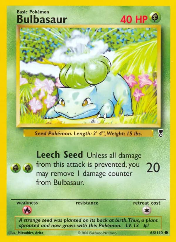Bulbasaur #68 — Legendary Collection