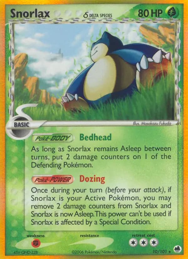 Snorlax δ #010 — Dragon Frontiers