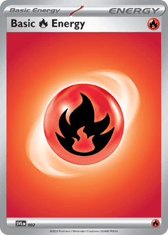 Carte Pokémon Énergie Feu #002 — Énergies Écarlate et Violet