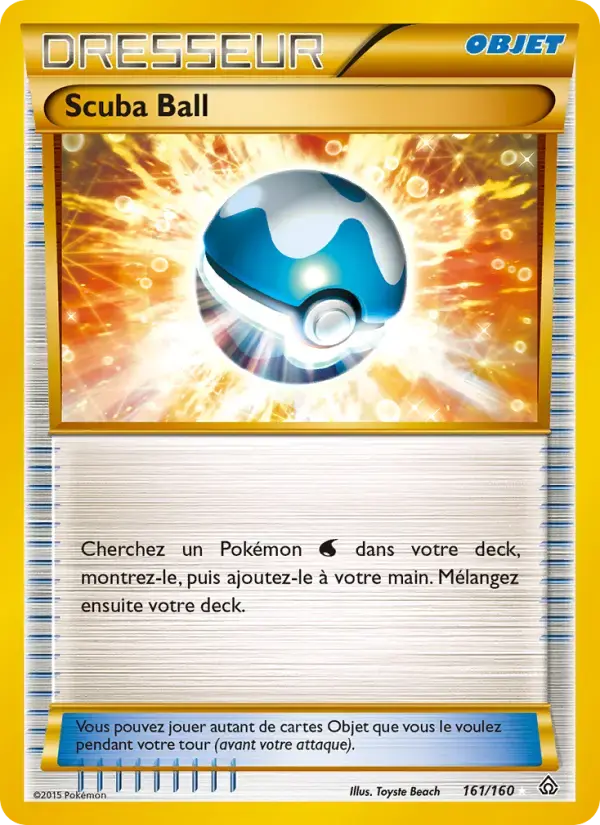 Carte Pokémon Scuba Ball #161 — Primo-Choc