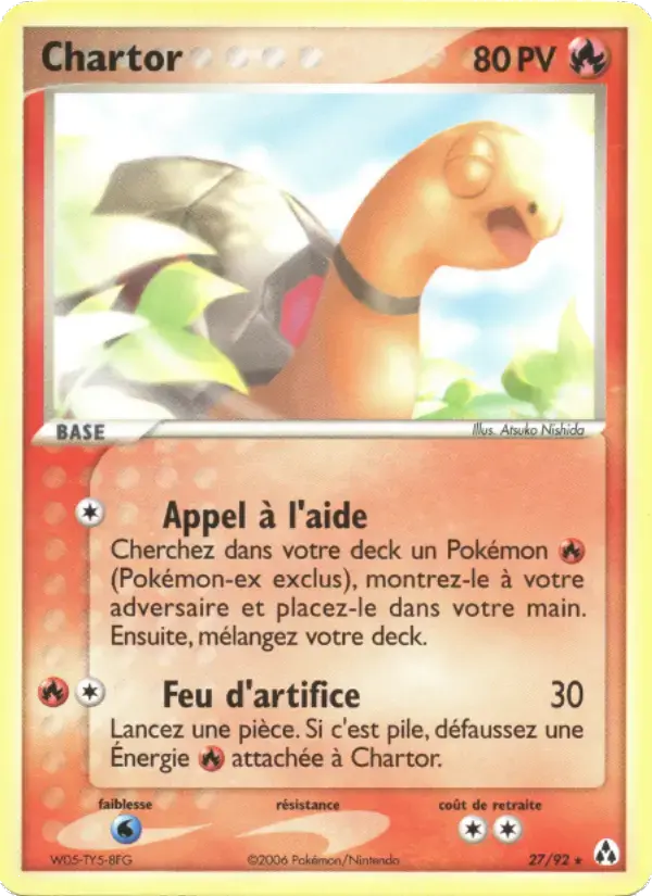 Carte Pokémon Chartor #27 — Créateurs de Légendes