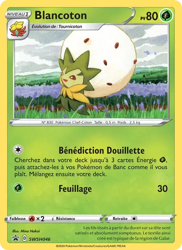 Carte Pokémon Blancoton #SWSH046 — Promos Épée et Bouclier