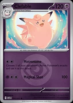 Clefable #075 Non Holo — Ascended Heroes