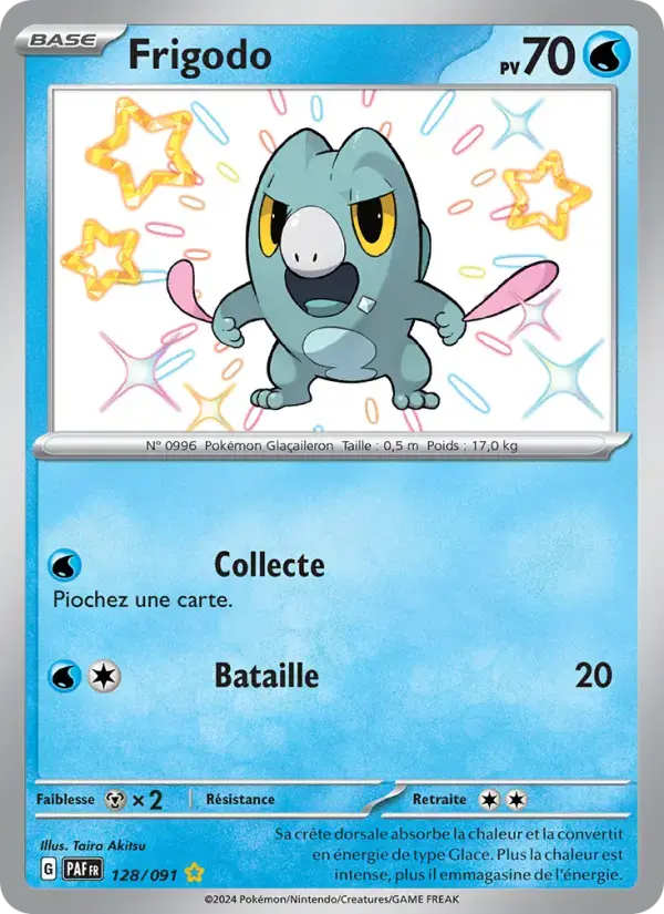Carte Pokémon Frigodo #128 — Destinées de Paldea