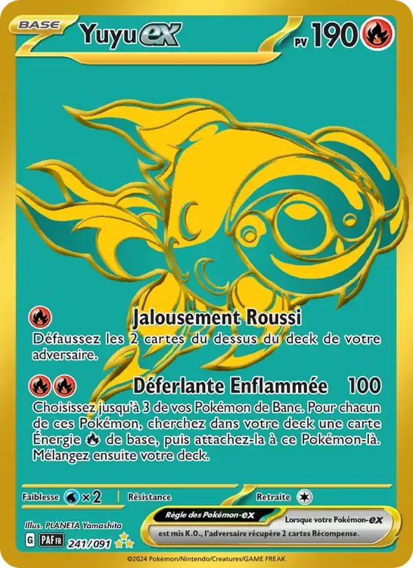 Carte Pokémon Yuyu-ex #241 — Destinées de Paldea