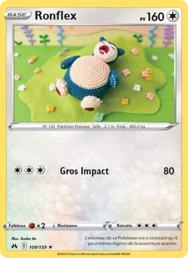 Carte Pokémon Ronflex #109 — Zénith Suprême