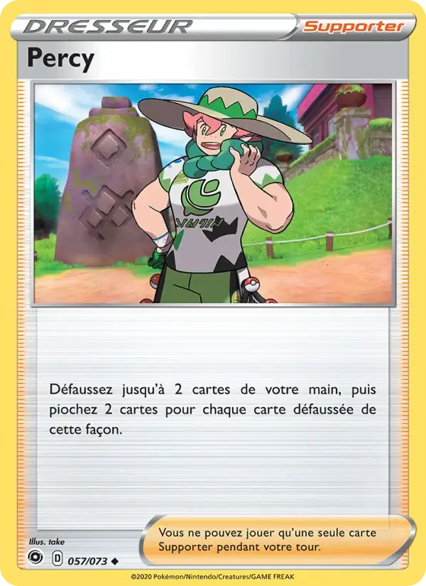 Carte Pokémon Percy #57 — La Voie du Maître