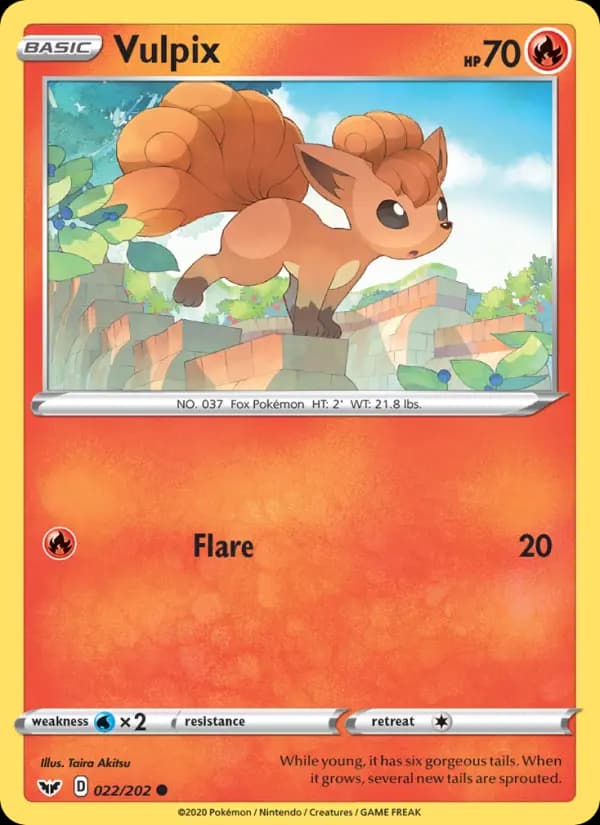 Vulpix #22 — Sword & Shield