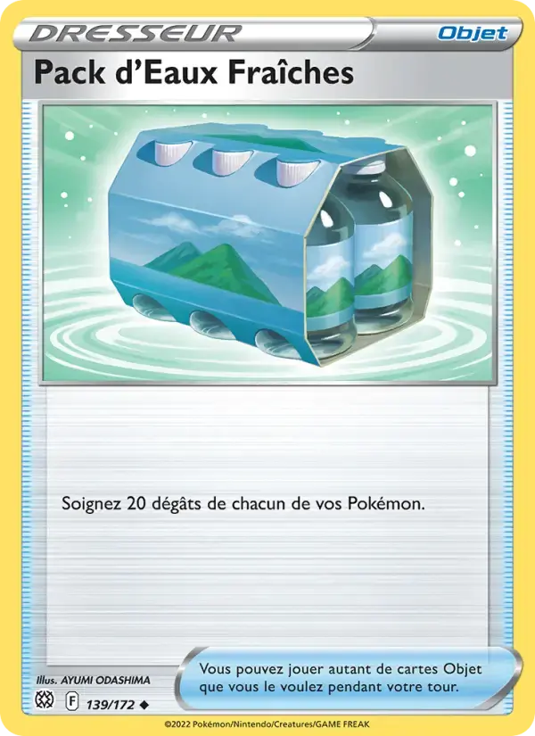 Carte Pokémon Pack d'Eaux Fraîches #139 — Stars Étincelantes