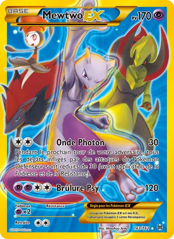 Carte Pokémon Mewtwo EX #163 — Impulsion Turbo