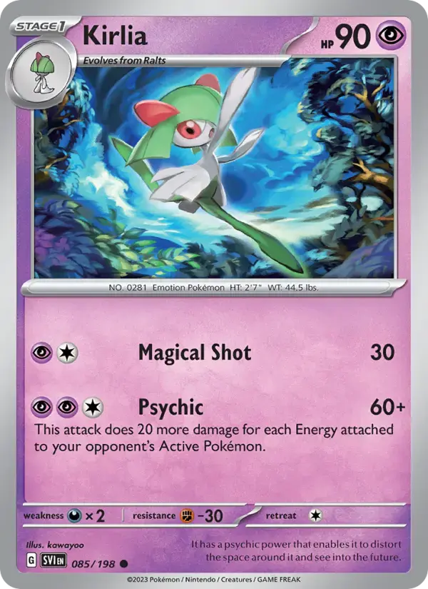 Kirlia #085 — Scarlet & Violet