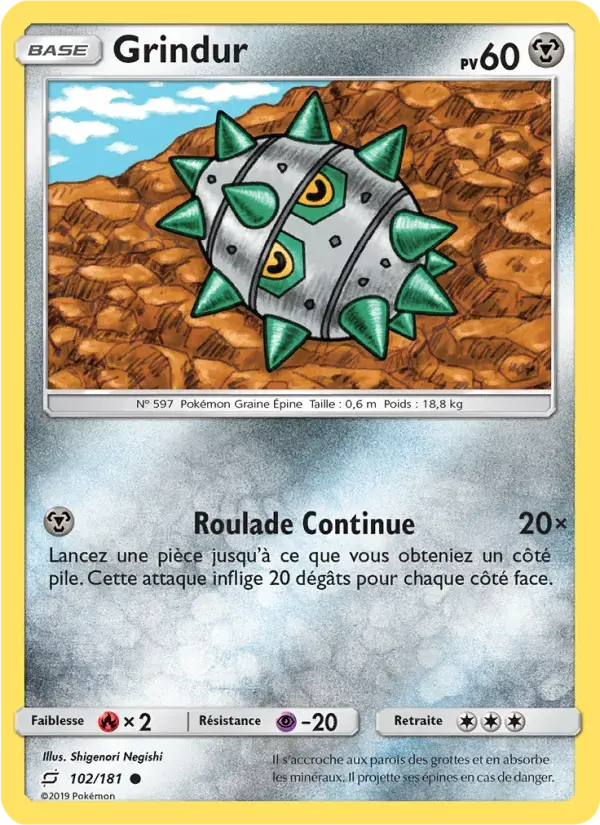 Carte Pokémon Grindur #102 — Duo de Choc