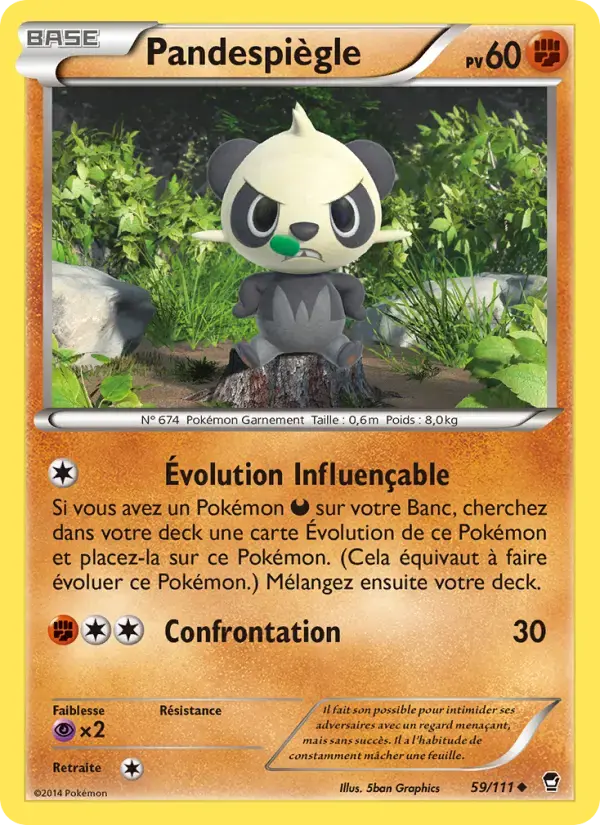 Carte Pokémon Pandespiègle #59 — Poings Furieux