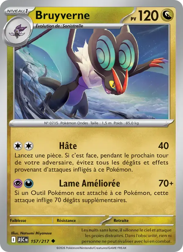 Carte Pokémon Bruyverne #157 — Héros Transcendants