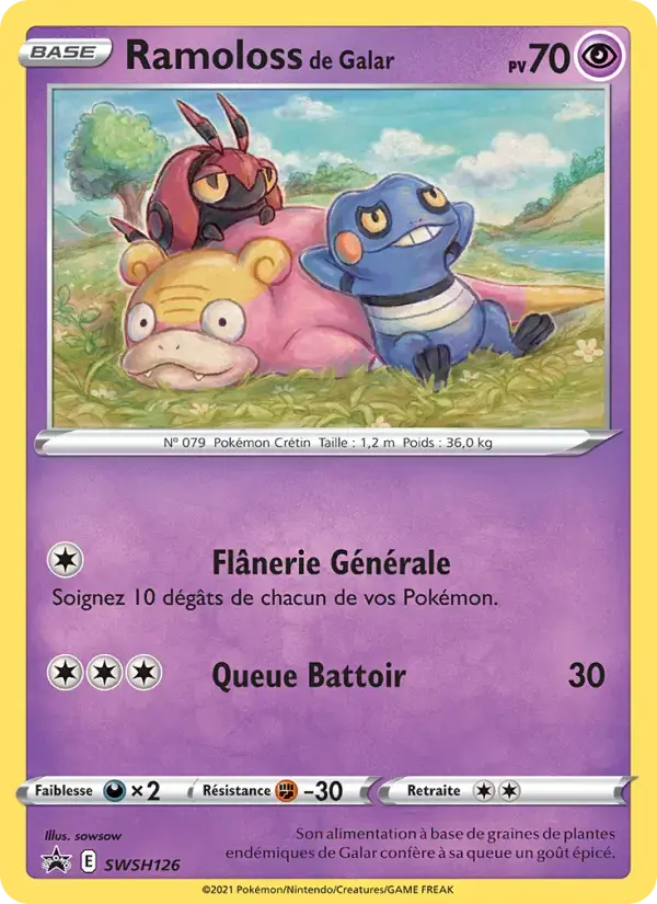 Carte Pokémon Ramoloss de Galar #SWSH126 — Promos Épée et Bouclier